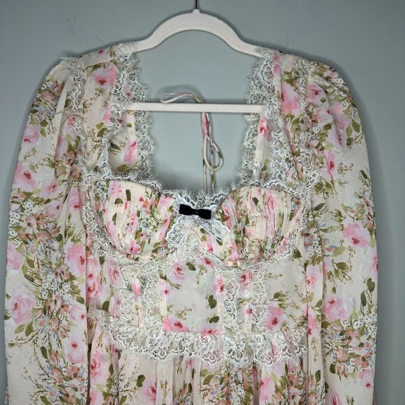 For Love & Lemons Emmaline Mini Dress - Picture 7 of 7